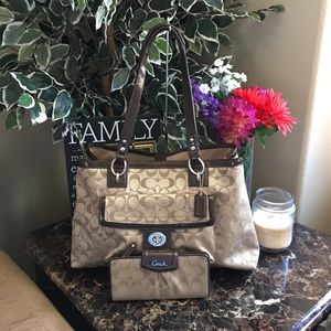 Coach penelope carryall Set